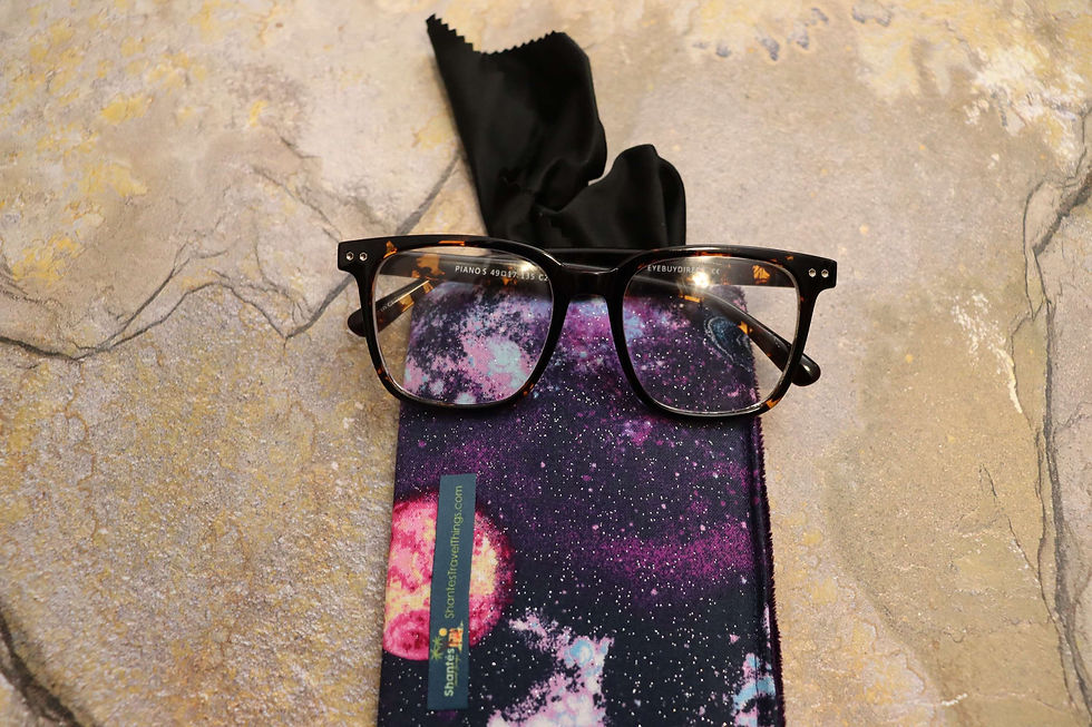 Thumbnail: Glitter Milkyway Soft Sunglasses Case