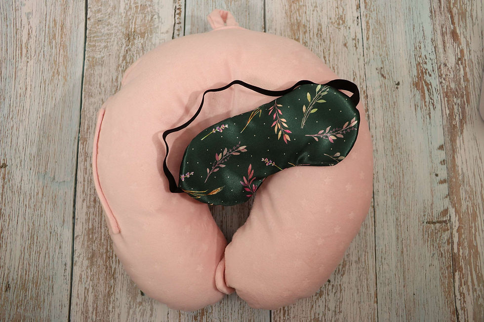 Thumbnail: Myrtle Evergreen Charmeuse Sleep Mask