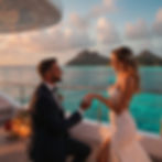 Location yacht ile maurice demande en mariage