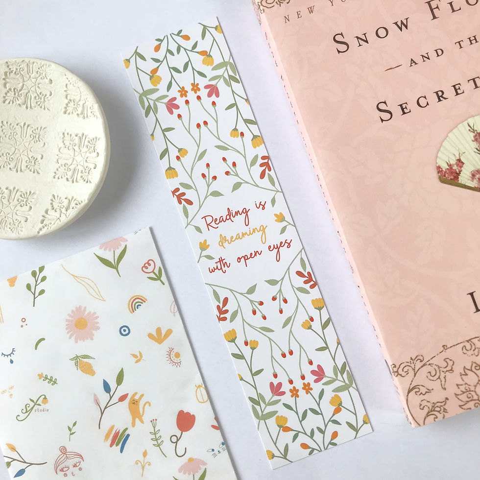 Reading is Dreaming with eyes open Bookmark