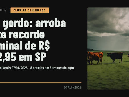 Clipping AniVertis de mercado — 07/10/2026
