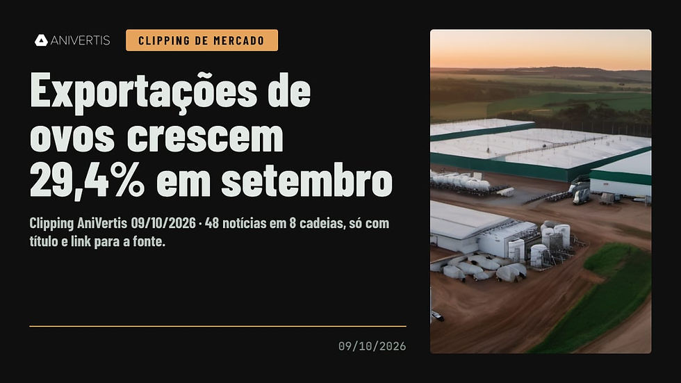 Clipping AniVertis de mercado — 09/10/2026