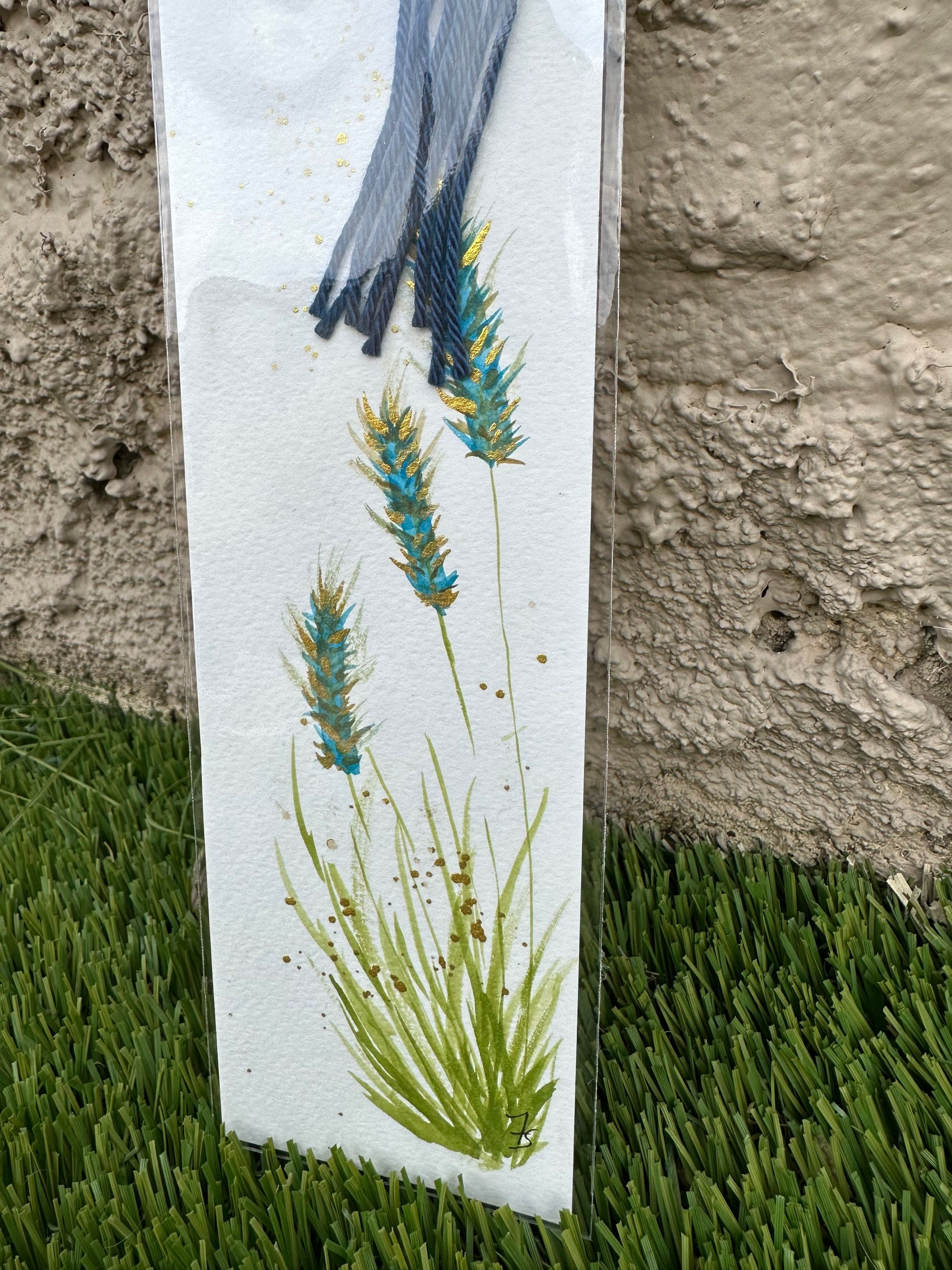 Hand painted Bookmark by Zsuzsanna Mitten
