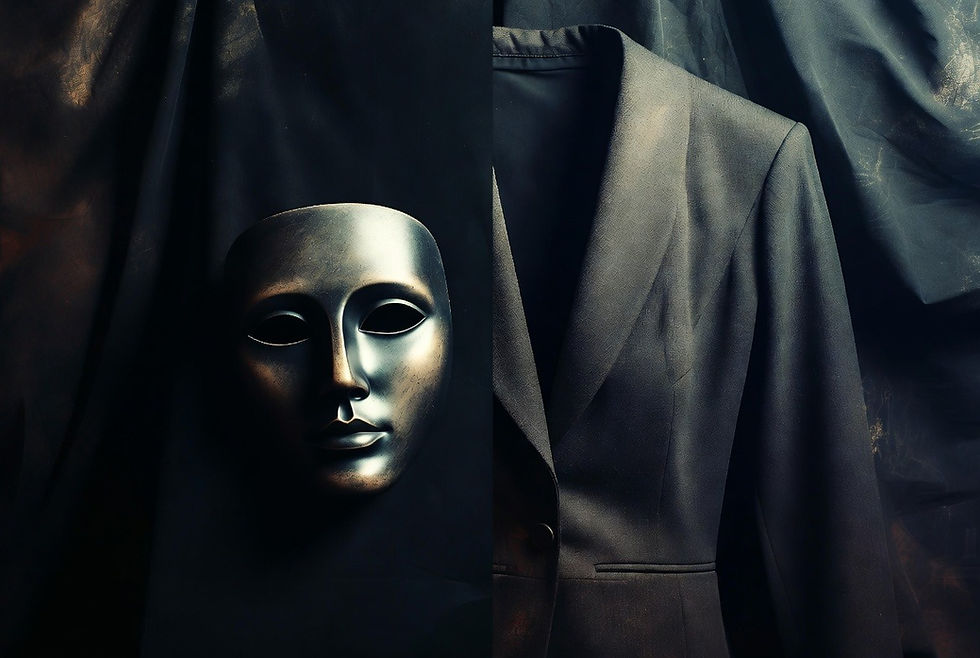 The Body as Bartleby — a masked figure in the architecture of performance and anonymity