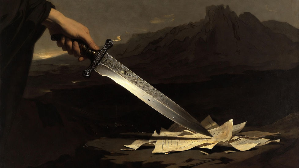 The Knife, The Dew, The Silence After: Kierkegaard’s Leap, the Addiction to Optionality, and What Happens When You Stop Rehearsing