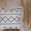 Thumbnail: White & black cotton boho cushion with insert