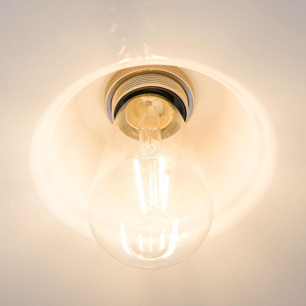 Thumbnail: Industrial royal blue enamel painted 46cm pendant light