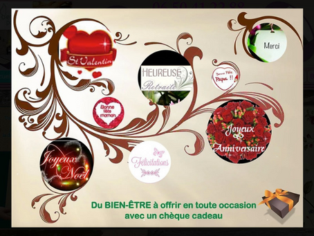 Toutes les occasions sont bonnes pour offrir un massage