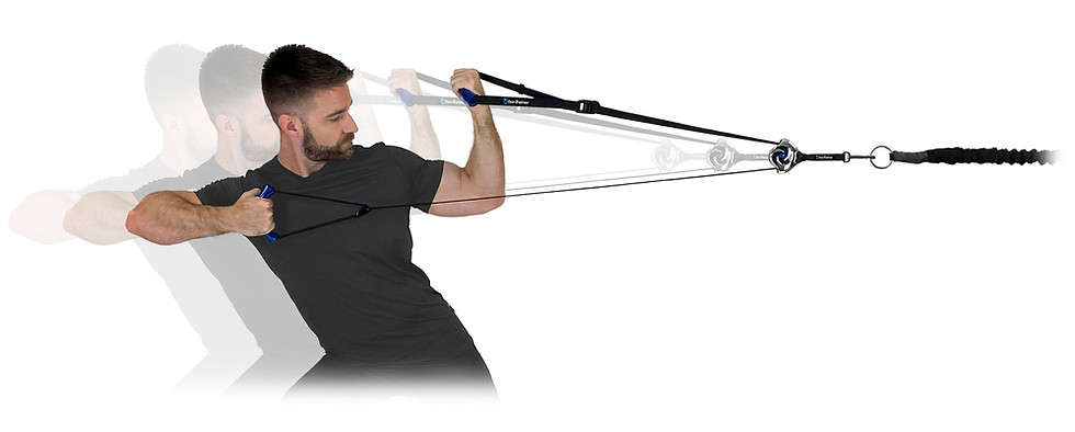 T2 Greg Hero Back Pull Bicep Curl Iso-Elastic Motion Blur Dark Grey Clothes POSITIONAL TEN