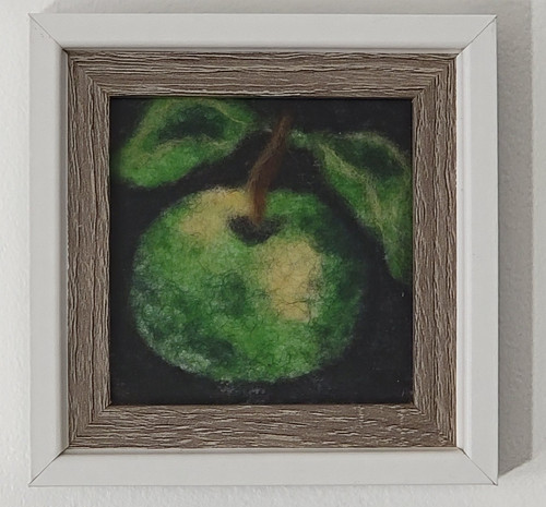 Green Apple | Fuzzy Canvas