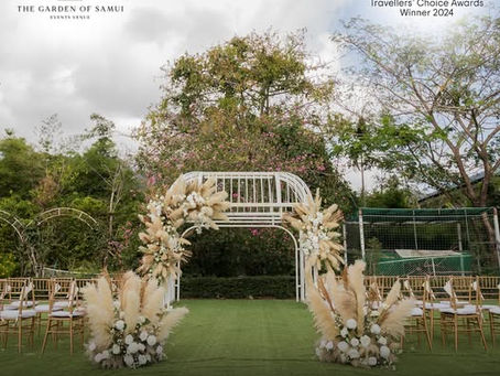 How to Decorate a Tropical Wedding Venue in Koh Samui