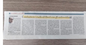 La Verità - 20/01/2019 - Combattere i radicali liberi con gli antiossidanti