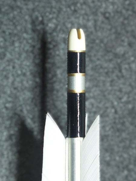 Thumbnail: Jura-Ya 2015 Kinteki Arrows – Turkey Feather – Black Binding - Set of 6