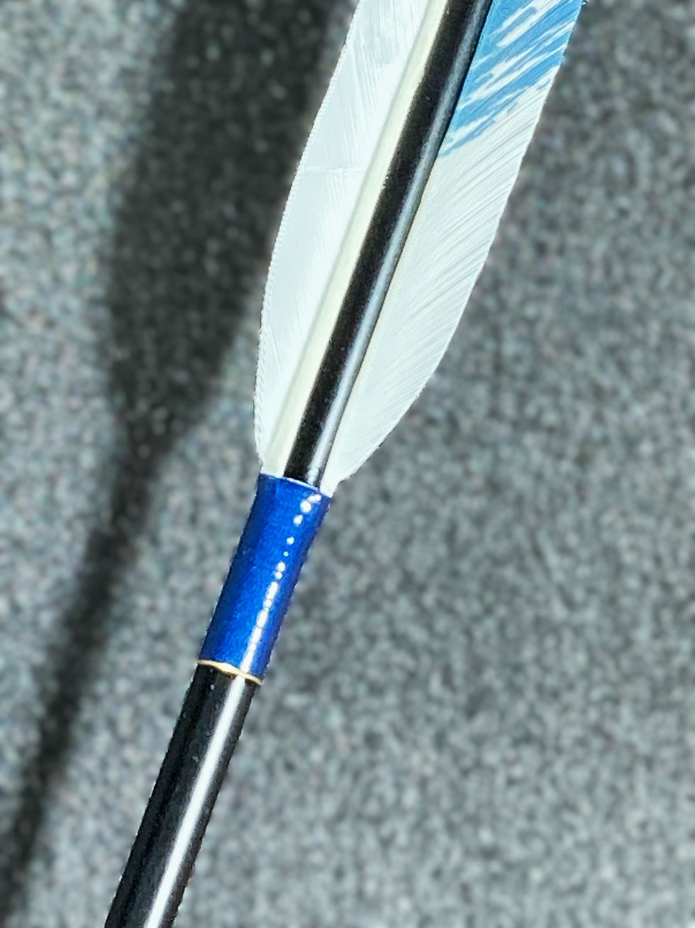 Thumbnail: Jura-Ya 2015 Kinteki Arrows - Turkey Feather - Blue Binding  Set of 6