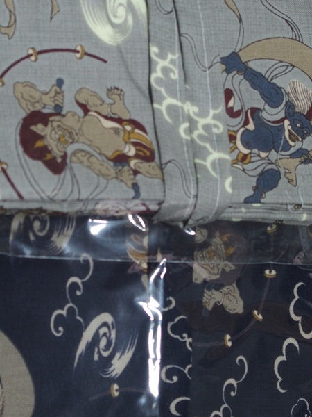 Thumbnail: Printed Yumi Wrap - Fujin & Raijin Pattern