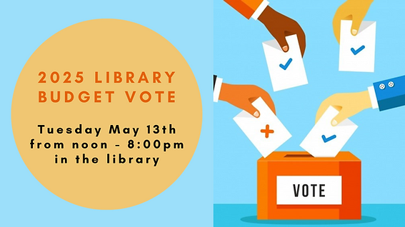 Library Budget Vote middleburghlibrary.info
