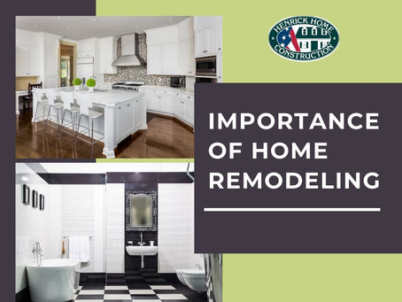 Is remodeling really that important?