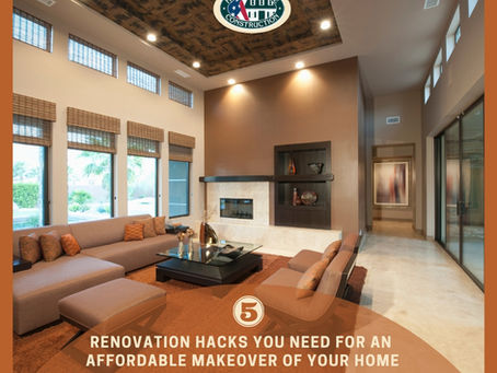 5 renovation hacks you need for an affordable makeover of your home