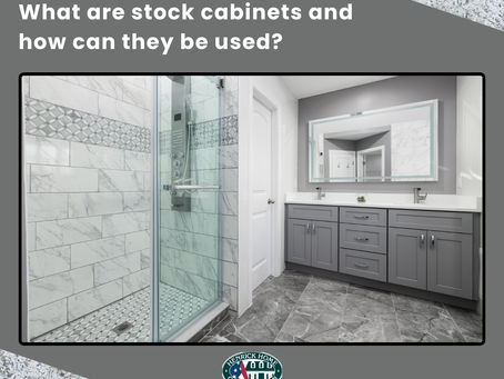 WHAT ARE STOCK CABINETS AND HOW CAN THEY BE USED?