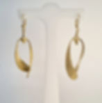 Boucle d'oreille feuille de gui