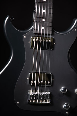 Close-up of the Bond Rebel body and stepped fretboard.jpg