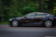 Black Sedan on Road