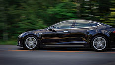Black Sedan on Road