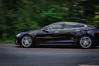 Black Sedan on Road