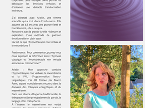 Rencontre avec Arielle Hollmann, hypnothérapeute