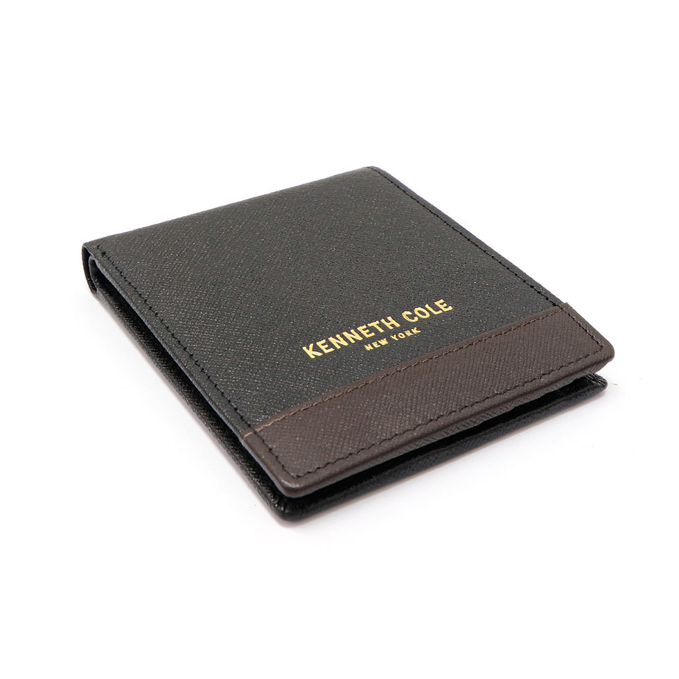 Thumbnail: KENNETH COLE HAREO SLIM WALLET-BLACK/BROWN