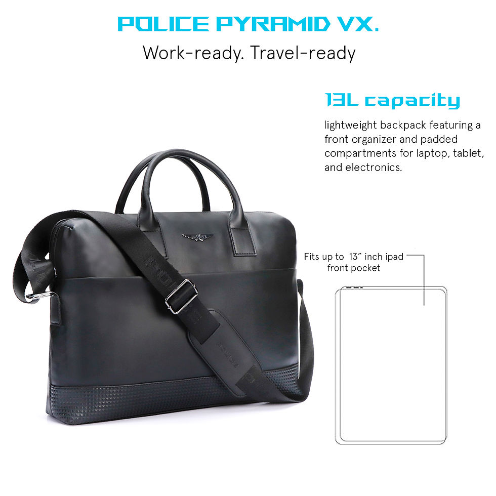 Thumbnail: PYRAMID VX 14 INCH BRIEFCASE BLACK