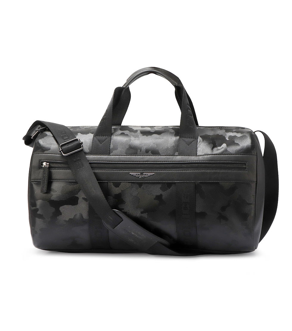 Thumbnail: POLICE BERRY BLACK DUFFLE BAG - BLACK