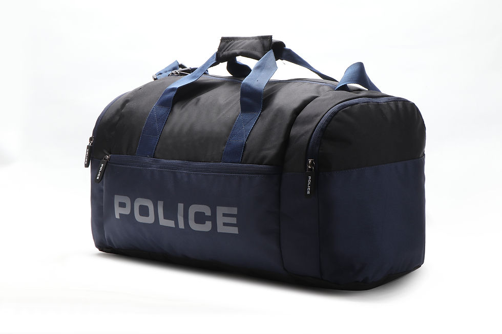 Thumbnail: POLICE  NOAH DUFFLE BAG-BLACK/NAVY