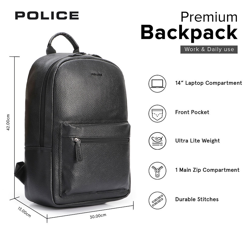 Thumbnail: ALFRED BACKPACK - BLACK