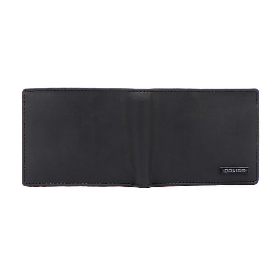Thumbnail: POLICE THUNDER BALL COMPACT WALLET - BLACK