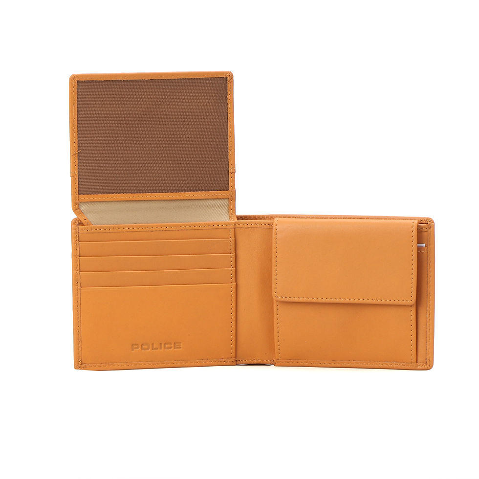 Thumbnail: POLICE STEMMA OVERFLAP COIN WALLET-HONEY