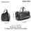 Thumbnail: POLICE DISTRESSED COLLECTION DUFFLE BAG - BLACK