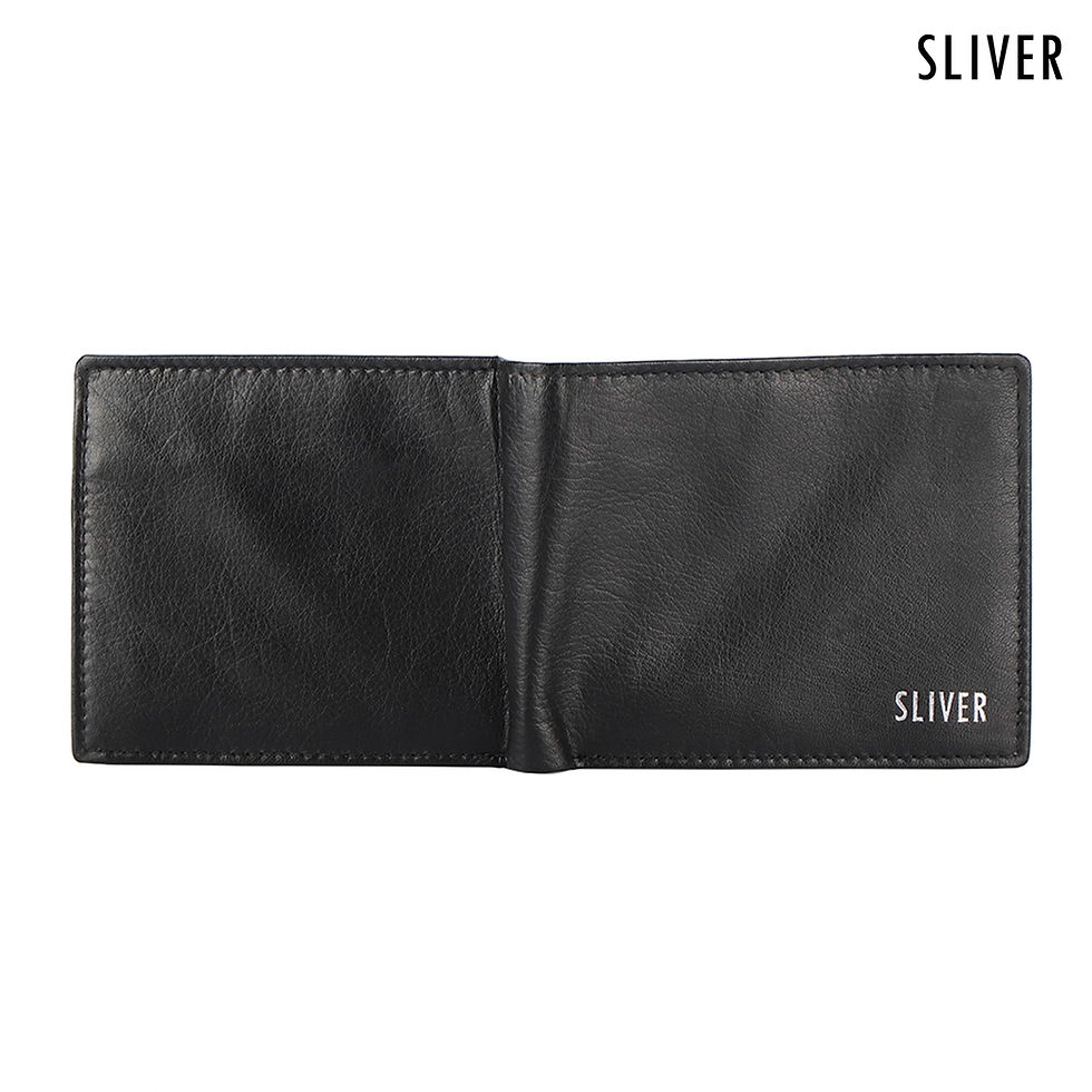 Thumbnail: SLIVER PARAMOUNT SLIM WALLET-BLACK