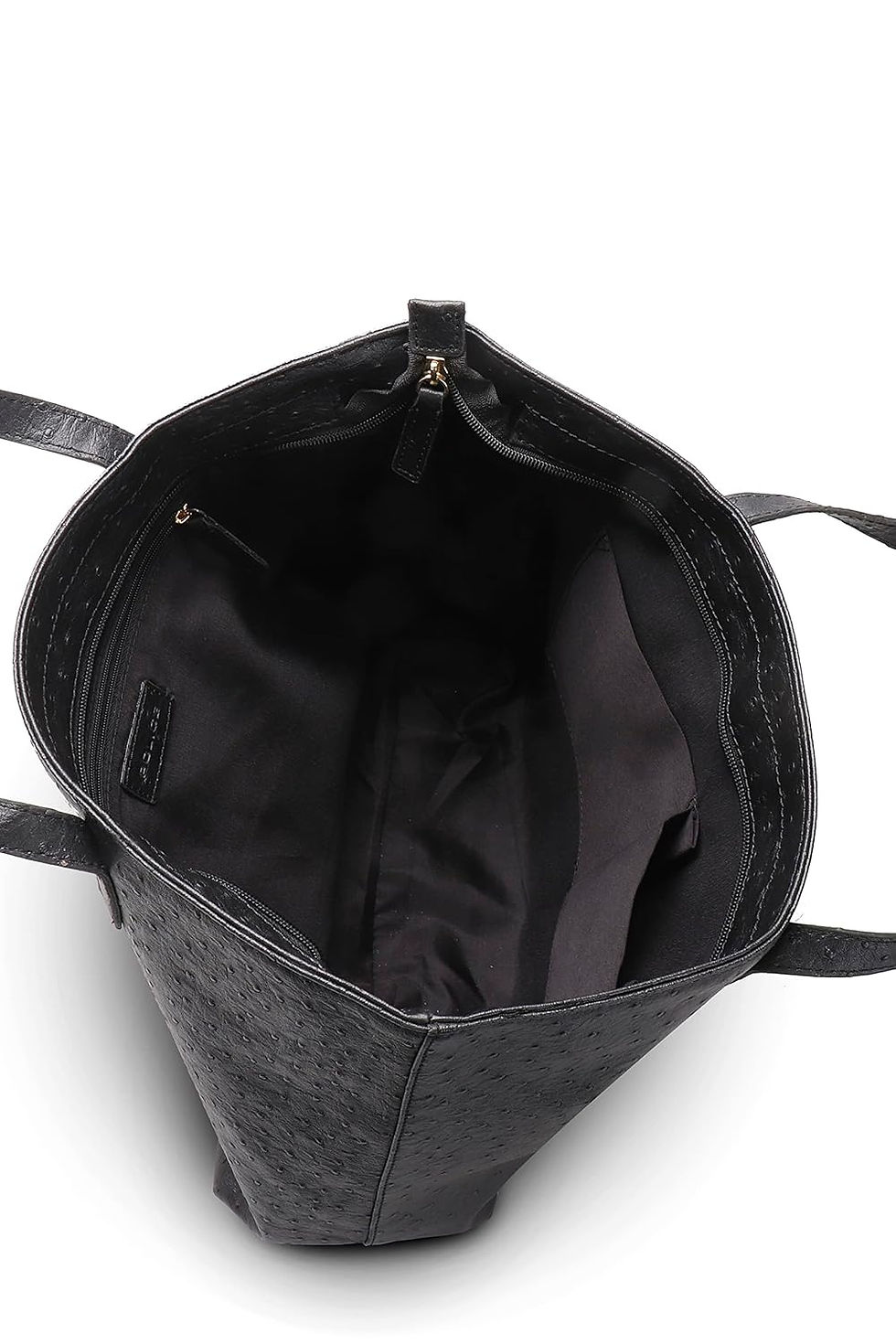 Thumbnail: POLICE OSTRICH POLOW TOTE BAG-BROWN