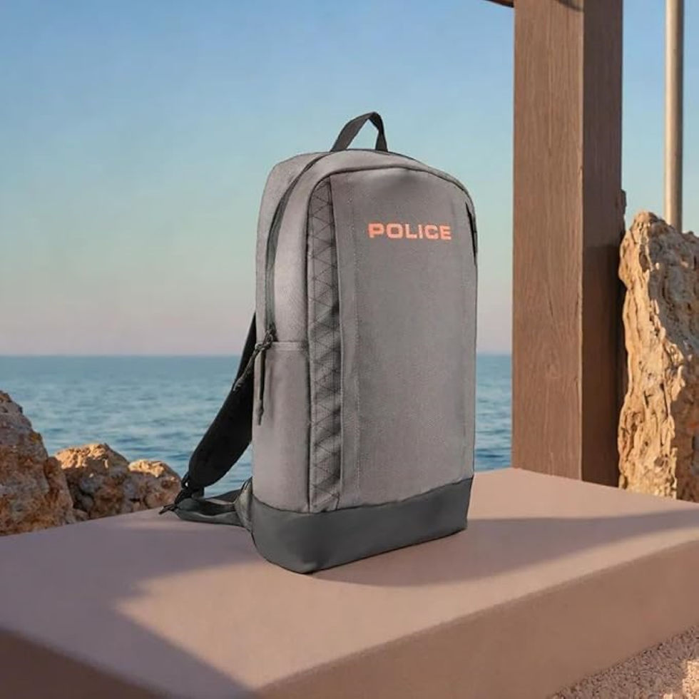 Thumbnail: POLICE MOZES BACKPACK- GREY/BLACK