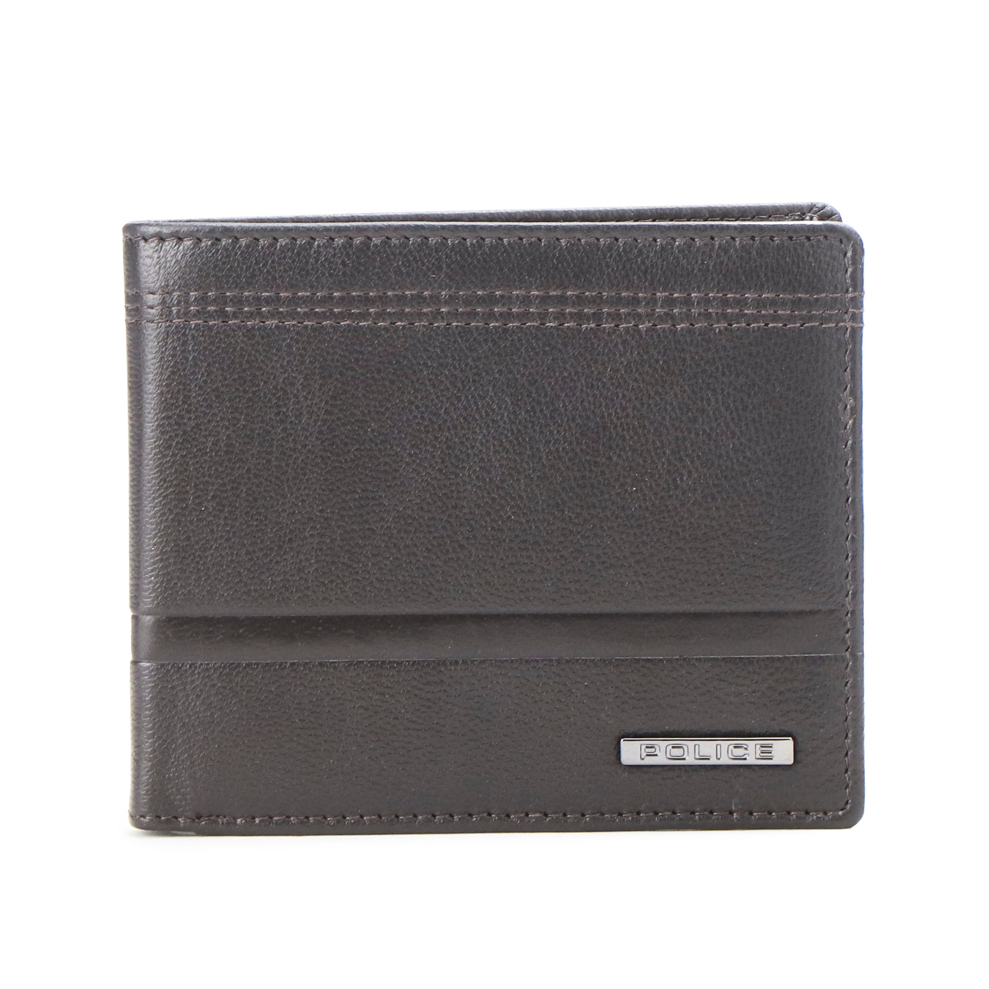 POLICE CYRIL  SLIM WALLET-BROWN