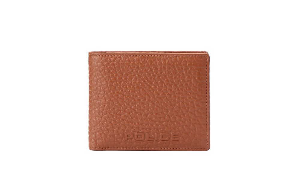 Thumbnail: POLICE HULKIN OVERFLAP COIN WALLET-TAN
