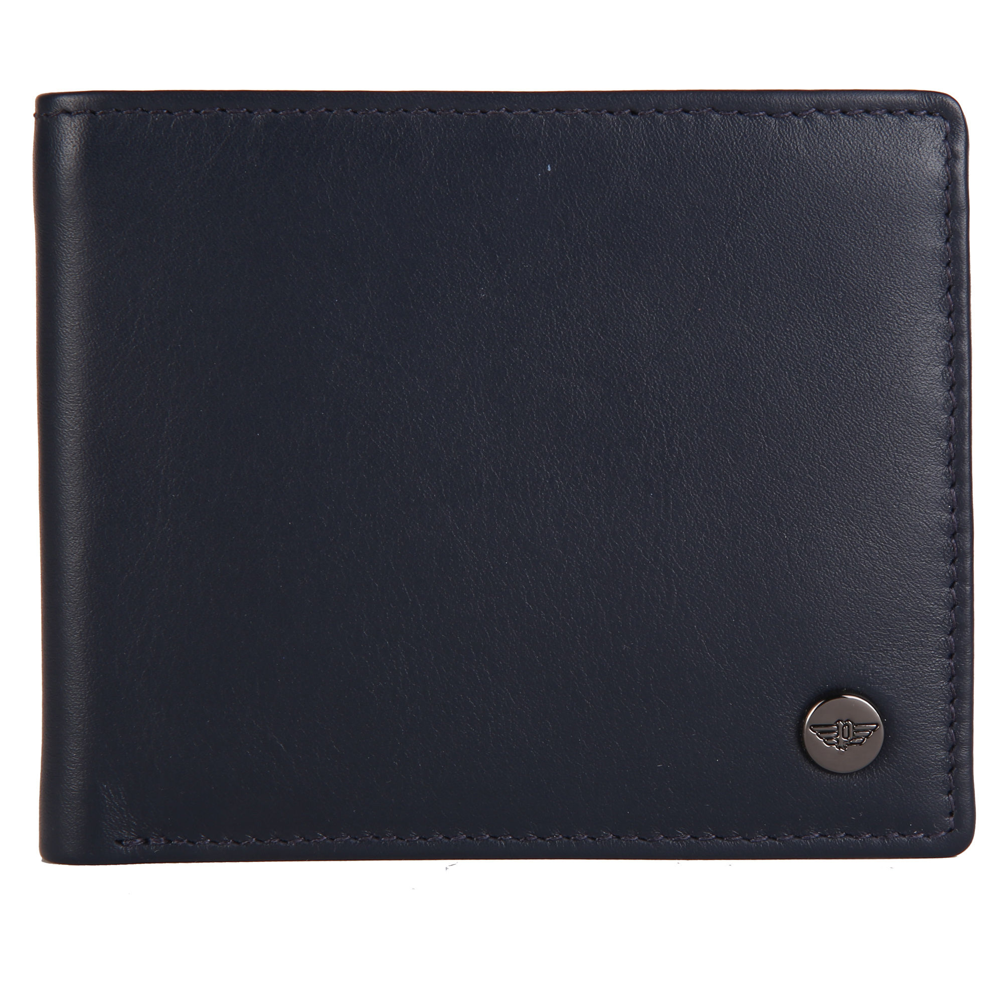 POLICE CARBON SLIM WALLET - NAVY
