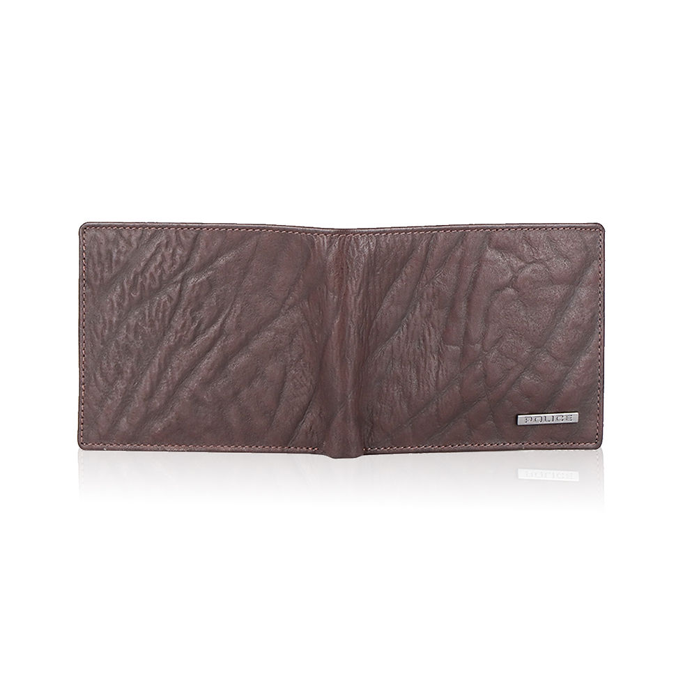 Thumbnail: POLICE SHOULDER BI-FOLD COIN WALLET - BROWN