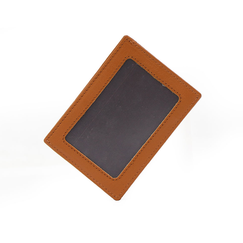 Thumbnail: SLIVER BEALTH CARD CASE- TAN