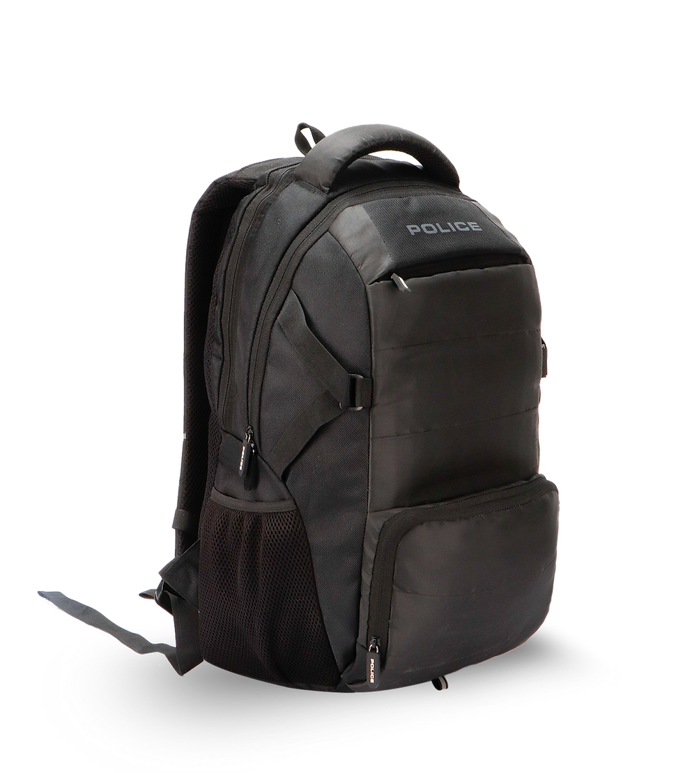 Thumbnail: POLICE HEDGE BACKPACK - BLACK/BLACK