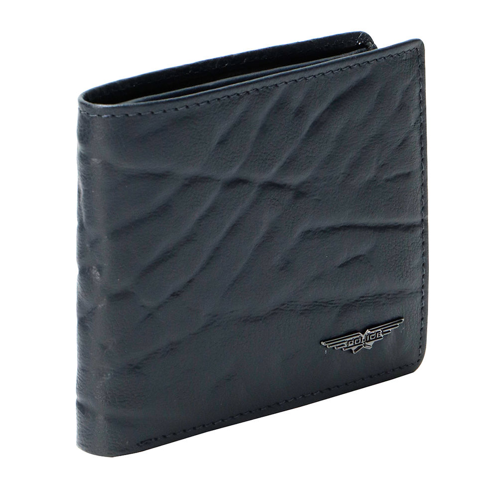 Thumbnail: POLICE SHOULDER BI-FOLD COIN WALLET - NAVY