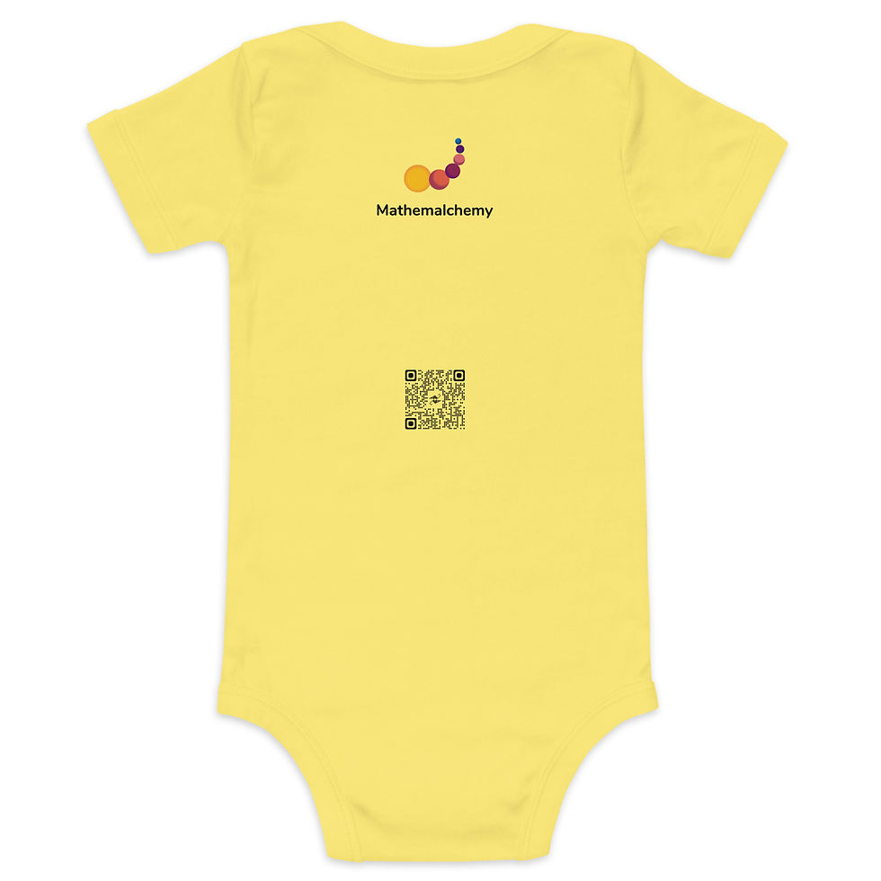 Thumbnail: Mathemalchemy Lighthouse by Jacinthe Beaulieu Baby short sleeve one piece