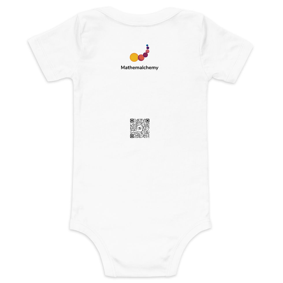 Thumbnail: Mathemalchemy Lighthouse by Jacinthe Beaulieu Baby short sleeve one piece