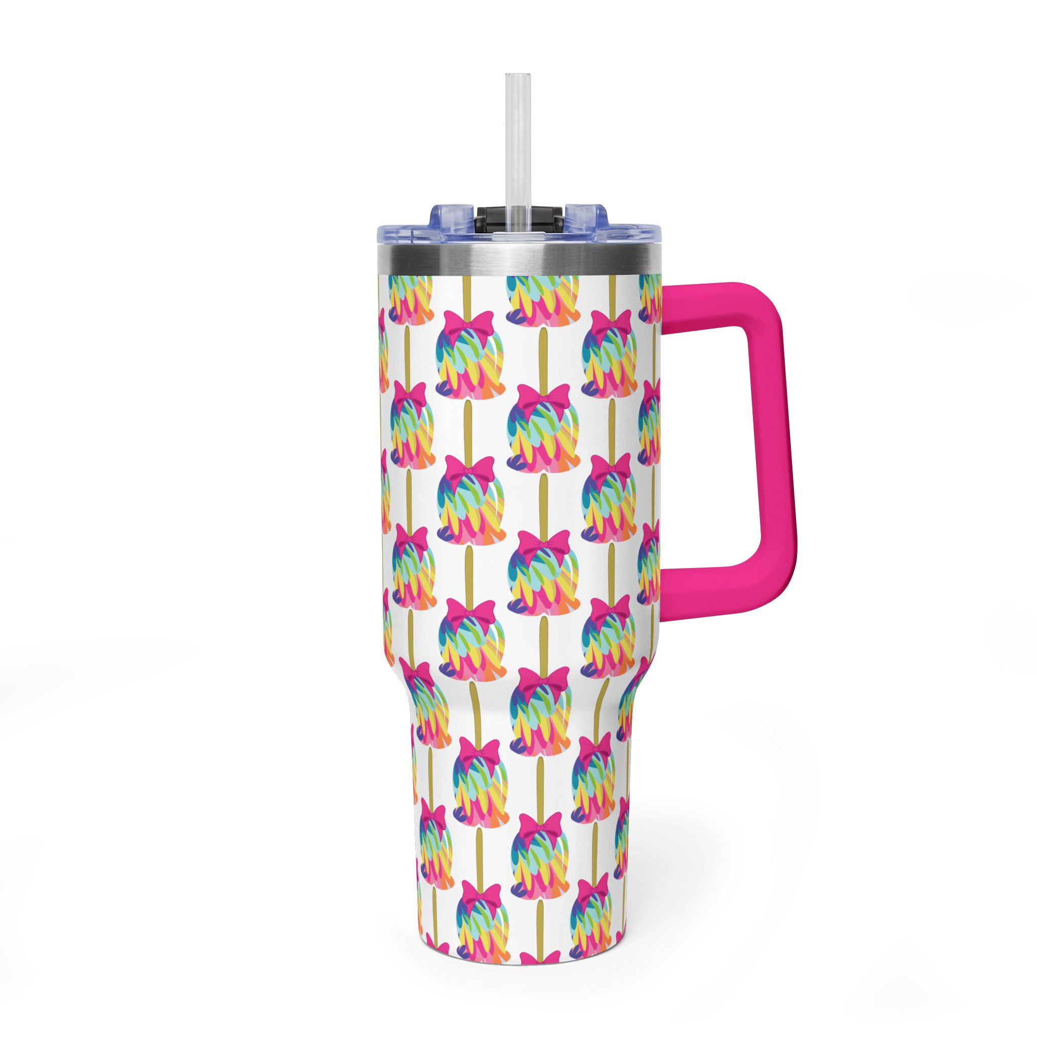 Kandy Apples Pattern Tumbler | 40oz Vacuum Insulated Stainless Steel